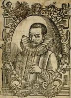 An illustration from La solenne et trionfante entrata dell'illustrissimo & reuerendissimo vescouo monsignor Gio. Battista Biglio nell'antichissima & regal città di Pauia : con le allegrezze & archi, con le historie, imprese, emblemi, simboli, gieroglifici, imagini, iscrittioni, versi, sentenze, & motti (1609)