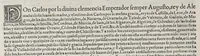 An illustration from Las pregmaticas y capitulos que Su Magestad del emperador y rey nuestro señor hizo en las cortes que se tuuieron con el serenissimo principe don Phelipe nuestro señor, en su nombre. En Valladolid. Año de mil y quinientos quarenta y ocho. : Van añadidas las pregmaticas de los arendadores del pan, y la pena de los reuendedores, que es la mesma que han de auer los arrendadores que vendieren pan alguno de lo que ouieren de rentas. (1564)