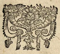 An illustration from L'assassinat et parricide commis en la personne du treschrestien, & tresillustre roy de France & de Pologne, Henry troisiesme du nom. Avec la coppie des lettres de Sa Majesté, escrittes au comte de Montbeliart depuis sa blessure. (1589)
