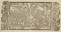 An illustration from Las transformaciones de Ouidio (1589)