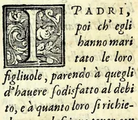 An illustration from La strega : comedia (1582)