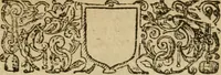 An illustration from The last vvill and testament of Basil Valentine, monke of the order of St. Bennet : which, being alone, he hid under a table of marble, behind the high-altar of the cathedral church, in the imperial city of Erford : leaving it there to be found by him, whom Gods providence should make worthy of it : to which is added two treatises, the first declaring his manual operations, the second shewing things natural and supernatural (1671)