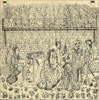 An illustration from La tapisserie (1882)