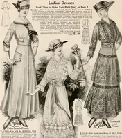 An illustration from latest New York styles for women, misses, (1915)