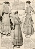 An illustration from latest New York styles for women, misses, (1915)