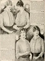 An illustration from latest New York styles for women, misses, (1915)