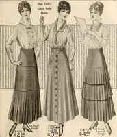 An illustration from latest New York styles for women, misses, (1915)
