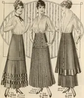 An illustration from latest New York styles for women, misses, (1915)
