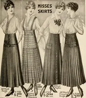 An illustration from latest New York styles for women, misses, (1915)
