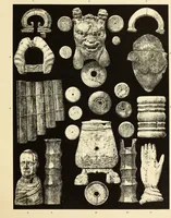 An illustration from La toilette chez les Romaines au temps des empereurs; étude des principaux objets de toilette en os trouvés dans les fouilles de la nécropole de Trion & du coteau de Fourvière (1888)