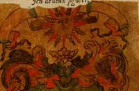 An illustration from La toyson d'or, ov, La flevr des thresors, en laqvelle est svccinctement & methodiquement traicté de la pierre des philosophes, de son excellence, effects & vertu admirable : plvs, de son origine & du vray moyen de pouuoir paruenir à perfection ... (1612)