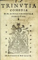An illustration from La trinvtia : comedia (1549)
