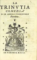 An illustration from La trinvtia : comedia (1551)