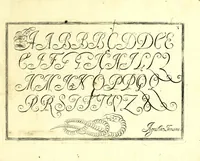 Picture 3 of 5 from La uera regola dello scriuere : utile à giouani (1680), leaf 9