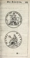An illustration from Laurentii Pignorii Patavini De servis, & eorum apud veteres ministeriis, commentarius : in quo familia, tum urbana, tum rustica, ordine producitur & illustratur (1674)
