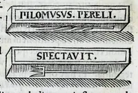 Picture 14 of 19 from Laurentii Pignorii patavini De servis, et eorum apud veteres ministeriis commentarius (1613), leaf 186