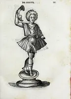 An illustration from Laurentii Pignorii patavini De servis, et eorum apud veteres ministeriis commentarius (1613)