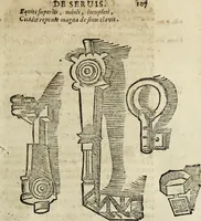 An illustration from Laurentij Pignorij Patavini De servis, et eorum apud veteres ministerijs commentarius : in hac ultima editione pro rerum diversitate discretus in capita additis titulis denotata : accessit, Symbolarum epistolicarum liber (1694)
