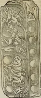 An illustration from Laurentij Pignorij Patavini De servis, et eorum apud veteres ministerijs commentarius : in hac ultima editione pro rerum diversitate discretus in capita additis titulis denotata : accessit, Symbolarum epistolicarum liber (1694)