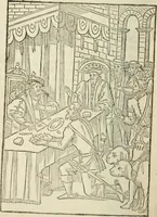 An illustration from La venerie de Jacques du Fouilloux, gentil-homme, seigneur dudit lieu, pays de Gastine, en Poitou; ... avec plusieurs receptes et remedes pour guerir les chiens de diverses maladies; plus, l'Adolescence de l'autheur (1562)
