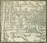 Picture 37 of 57 from La venerie de Jacques du Fouilloux, gentil-homme, seigneur dudit lieu, pays de Gastine, en Poitou; ... avec plusieurs receptes et remedes pour guerir les chiens de diverses maladies; plus, l'Adolescence de l'autheur (1562), leaf 161