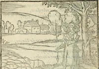 An illustration from La venerie de Jacques du Fouilloux, gentil-homme, seigneur dudit lieu, pays de Gastine, en Poitou; ... avec plusieurs receptes et remedes pour guerir les chiens de diverses maladies; plus, l'Adolescence de l'autheur (1562)