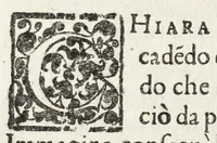An illustration from La venuta et i progressi miracolosi della S.ma Madonna : dipinta dà S. Luca posta sul monte della Guardia dall'anno che ci uenne 1160 sin all'anno 1617 (1617)