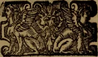 An illustration from La vera dichiaratione di tutte le metafore, similitudini, & enimmi de gl'antichi filosofi alchimisti, tanto caldei & arabi, come greci & latini, vsati da loro nella descrittione, & compositione dell' oro potabile, elissire della vita, quinta essenza, & lapis filosofico : oue con vn breve discorso della generatione de i metalli, & quasi di tutte l'opere di natura, secondo i principij della filosofia, si mostra l'errore, & ignoranza (per non dir l'inganno) di tutti gl'alchimisti moderni (1587)