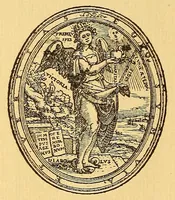 An illustration from La vera perfezione del disegno per punti e recami; riproduzione della edizione di Venezia del 1561 dall'esemplare della Biblioteca Corsiniana in Roma (1909)