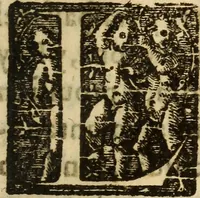 An illustration from La verdadera hystoria del rey Don Rodrigo : en la qual se trata la causa principal dela perdida de España y la co[n]quista que della hizo Miramamolin Almáçor Rey que fue del Africa, y de las Arabias : Co[n]puesta por el sabio Alcayde Abulcacim Tarif Abentariq, de nacion Arbe, y natural de la Arabia Petrea (1592)
