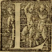 An illustration from La verdadera hystoria del rey Don Rodrigo : en la qual se trata la causa principal dela perdida de España y la co[n]quista que della hizo Miramamolin Almáçor Rey que fue del Africa, y de las Arabias : Co[n]puesta por el sabio Alcayde Abulcacim Tarif Abentariq, de nacion Arbe, y natural de la Arabia Petrea (1592)