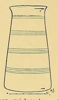 An illustration from La verrerie en Gaule sous l'Empire romain; essai de morphologie et de chronologie (1913)