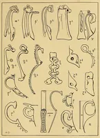 An illustration from La verrerie en Gaule sous l'Empire romain; essai de morphologie et de chronologie (1913)