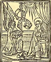 Picture 8 of 26 from La vida y excelencias & miraglos dla sacratissima virgen Maria nuestra señora (1525), leaf 21