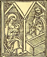 Picture 10 of 26 from La vida y excelencias & miraglos dla sacratissima virgen Maria nuestra señora (1525), leaf 30