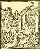 Picture 12 of 26 from La vida y excelencias & miraglos dla sacratissima virgen Maria nuestra señora (1525), leaf 36