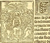 Picture 25 of 26 from La vida y excelencias & miraglos dla sacratissima virgen Maria nuestra señora (1525), leaf 93