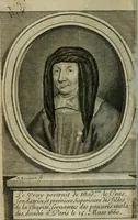 An illustration from La Vie de Mademoiselle Le Gras : fondatrice et première supérieure de la Compagnie des Filles de la Charité, Servantes des pauvres malades (1676)