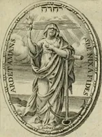 An illustration from La vie de Saint Jean Chrysostome Patriarche de Constantinople, & docteur de l'Eglise : Divisée en dovze livres ; dont les neuf premiers contiennent l'histoire de sa vie, et les trois derniers représentent son esprit & sa conduite (1669)