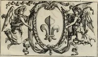 An illustration from La vie de S. Athanase, patriarche d'Alexandrie : divisée en douze livres : qui comprend encore l'histoire de S. Eustathe d'Antioche, de S. Paul de Constantinople, de S. Hilaire de Poitiers, de S. Eusebe de Verceil, des Papes Jules & Libere, & de plusieurs autres Saints; avec la naissance & le progrès de l'Arianisme (1671)