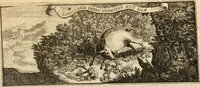 An illustration from La vie de S. Athanase, patriarche d'Alexandrie : divisée en douze livres : qui comprend encore l'histoire de S. Eustathe d'Antioche, de S. Paul de Constantinople, de S. Hilaire de Poitiers, de S. Eusebe de Verceil, des Papes Jules & Libere, & de plusieurs autres Saints; avec la naissance & le progrès de l'Arianisme (1671)