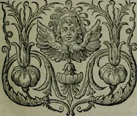 An illustration from La vie de S. Bernard premier abbé de Clairvaux et pere de l'Eglise : divisée en six livres, dont les trois premiers sont traduits du Latin de trois celebres abbez de son temps ... et les trois derniers sont tirez de ses ouvrages (1649)