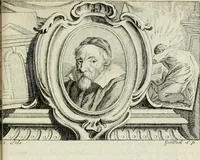 An illustration from La vie des peintres flamands, allemands et hollandois : avec des portraits gravés en taille-douche, une indication de leurs principaux ouvrages, & des réflexions sur leurs différentes manieres (1753)