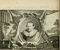 An illustration from La vie des peintres flamands, allemands et hollandois : avec des portraits gravés en taille-douche, une indication de leurs principaux ouvrages, & des réflexions sur leurs différentes manieres (1753)