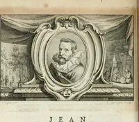 An illustration from La vie des peintres flamands, allemands et hollandois : avec des portraits gravés en taille-douche, une indication de leurs principaux ouvrages, & des réflexions sur leurs différentes manieres (1753)