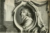 An illustration from La vie des peintres flamands, allemands et hollandois : avec des portraits gravés en taille-douche, une indication de leurs principaux ouvrages, & des réflexions sur leurs différentes manieres (1753)