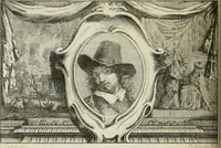 An illustration from La vie des peintres flamands, allemands et hollandois : avec des portraits gravés en taille-douche, une indication de leurs principaux ouvrages, & des réflexions sur leurs différentes manieres (1753)