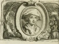 An illustration from La vie des peintres flamands, allemands et hollandois : avec des portraits gravés en taille-douche, une indication de leurs principaux ouvrages, & des réflexions sur leurs différentes manieres (1753)
