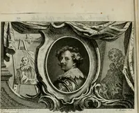 An illustration from La vie des peintres flamands, allemands et hollandois : avec des portraits gravés en taille-douche, une indication de leurs principaux ouvrages, & des réflexions sur leurs différentes manieres (1753)