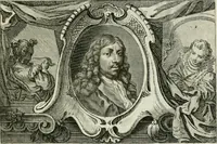 An illustration from La vie des peintres flamands, allemands et hollandois : avec des portraits gravés en taille-douche, une indication de leurs principaux ouvrages, & des réflexions sur leurs différentes manieres (1753)